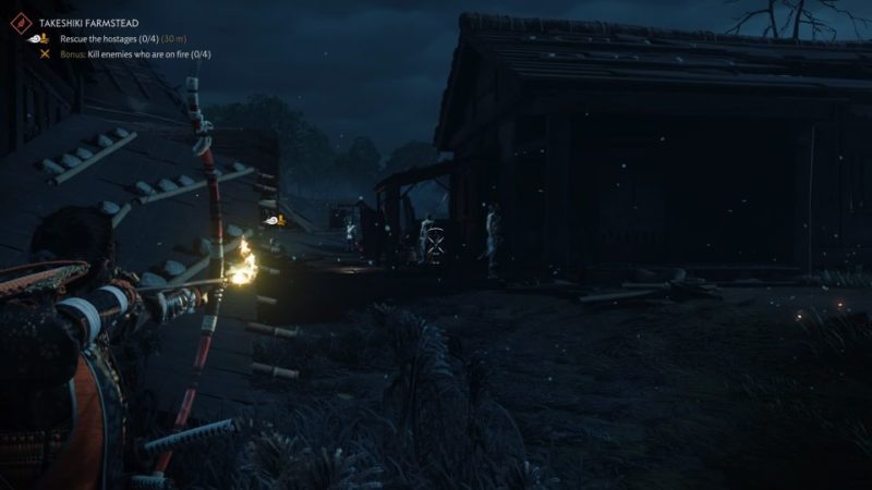 ghost of tsushima - takeshiki farmstead objectives