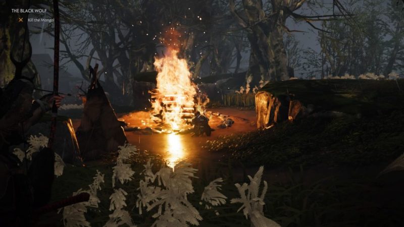 ghost of tsushima - the black wolf quest guide