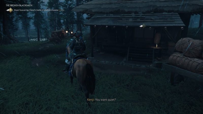 ghost of tsushima - the broken blacksmith guide