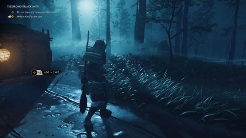 ghost of tsushima - the broken blacksmith quest guide