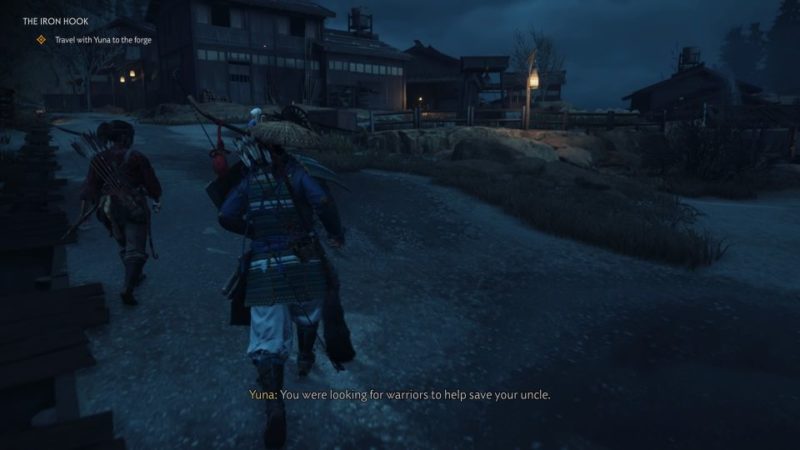 ghost of tsushima - the iron hook quest