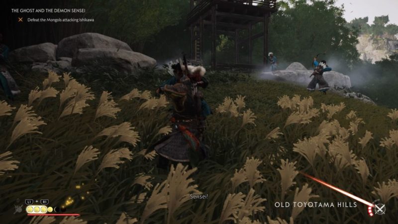 ghost of tsushima - the ghost and the demon sensei quest