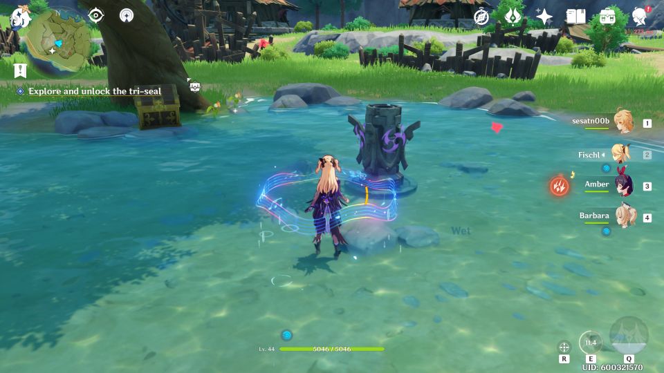 Genshin Impact: Break The Sword Cemetery Seal Walkthrough