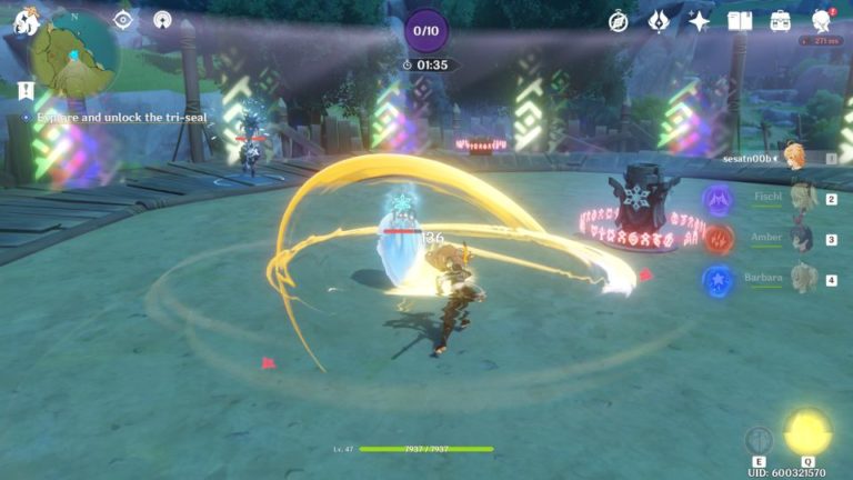 Genshin Impact: Break The Sword Cemetery Seal Walkthrough