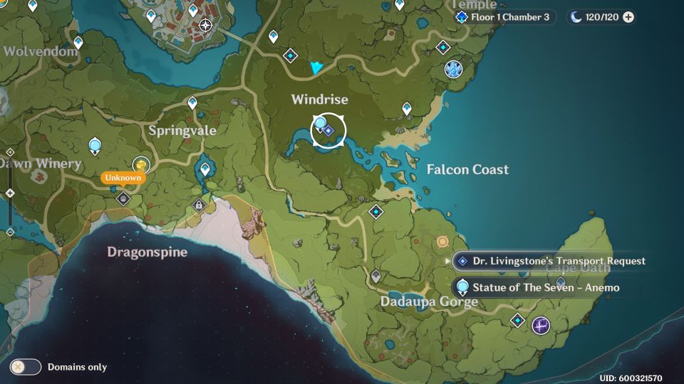 Genshin Impact Dr. Livingstone's Transport Request Walkthrough