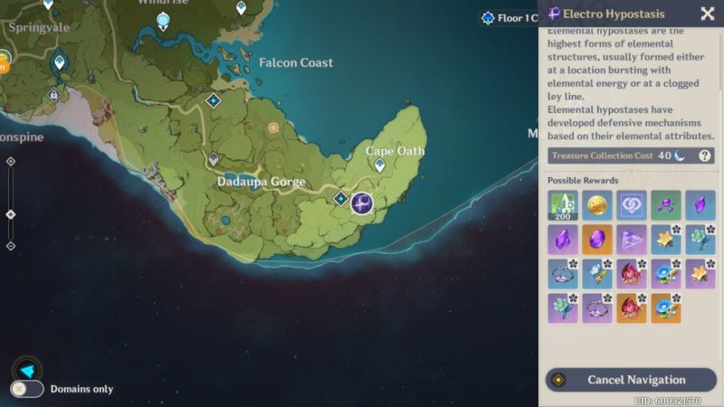 genshin impact - electro hypostasis how to find
