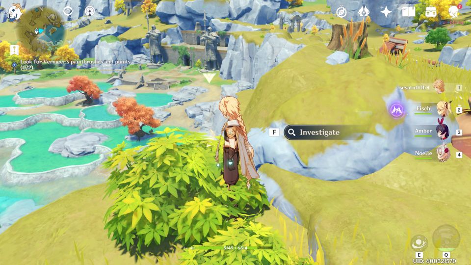 Genshin Impact Luhua Landscape Quest Walkthrough