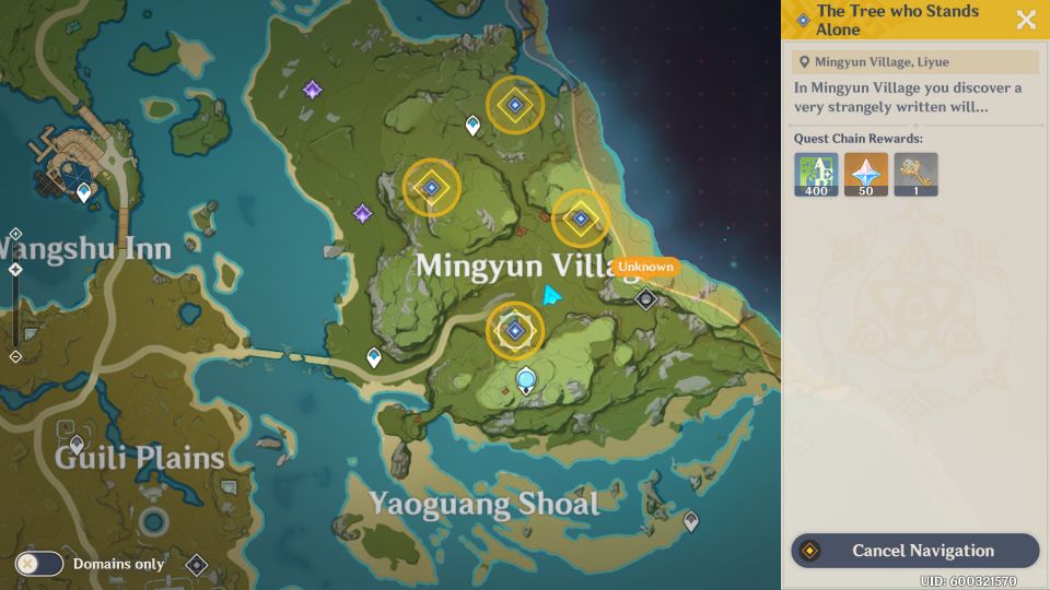Genshin Impact The Tree Who Stands Alone Walkthrough