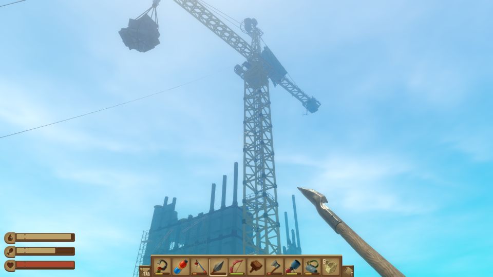 Raft How To Find The Crane Key To Drop The Concrete (Location)