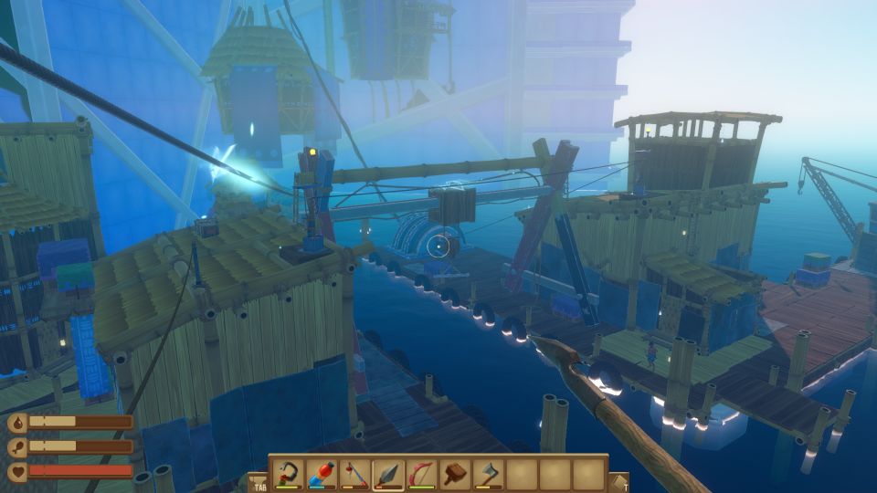 Raft How To Get Electricity And Connect Water Pipes In Utopia