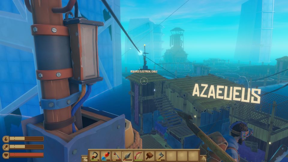 Raft How To Get Electricity And Connect Water Pipes In Utopia