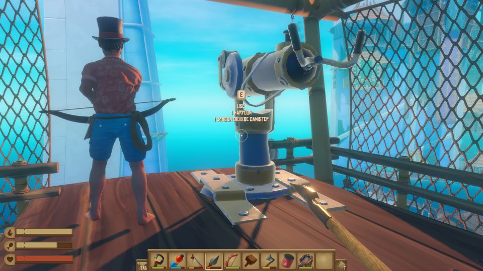 Raft How To Get Carbon Dioxide Canister And Harpoon