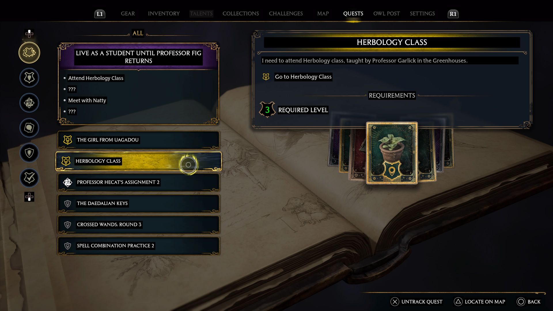 Hogwarts Legacy Herbology Class Walkthrough & Guide