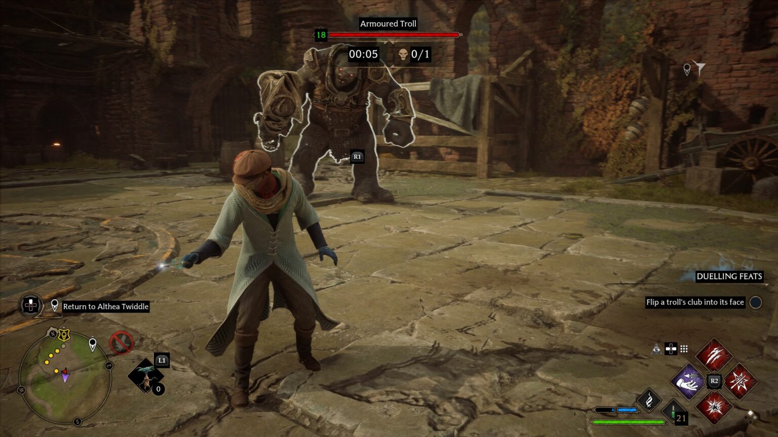 Hogwarts Legacy EVaseIve Manouevre Walkthrough & Guide