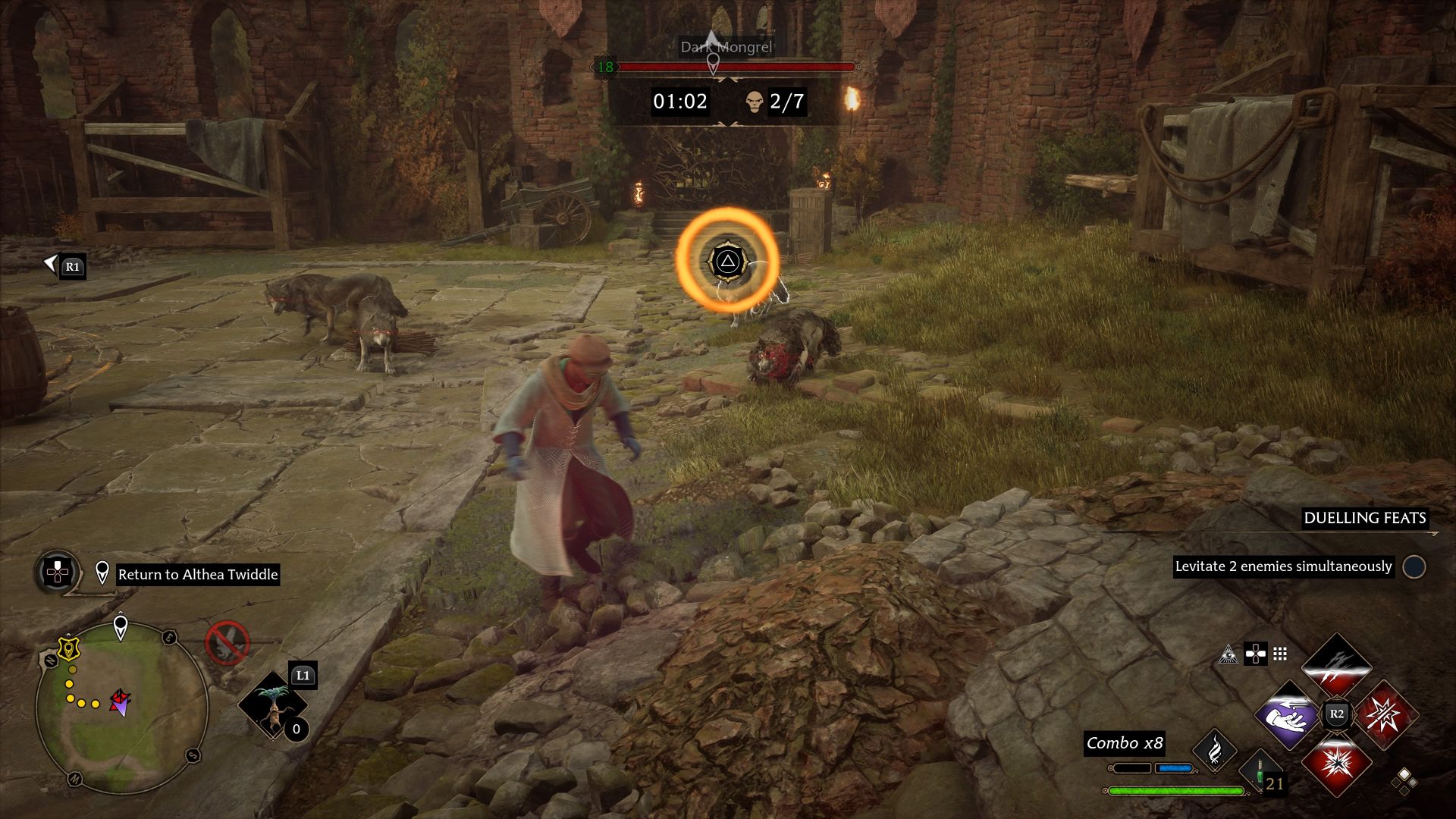 Hogwarts Legacy EVaseIve Manouevre Walkthrough & Guide