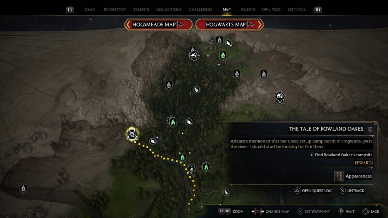 Hogwarts Legacy: The Tale Of Rowland Oakes guide