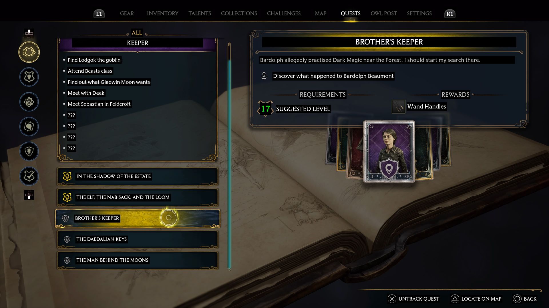 Hogwarts Legacy Brother's Keeper Walkthrough And Guide