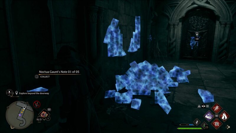 Hogwarts Legacy: In The Shadow Of The Study how to solve the door puzzle