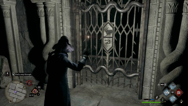 Hogwarts Legacy: In The Shadow Of The Study snake door puzzle guide
