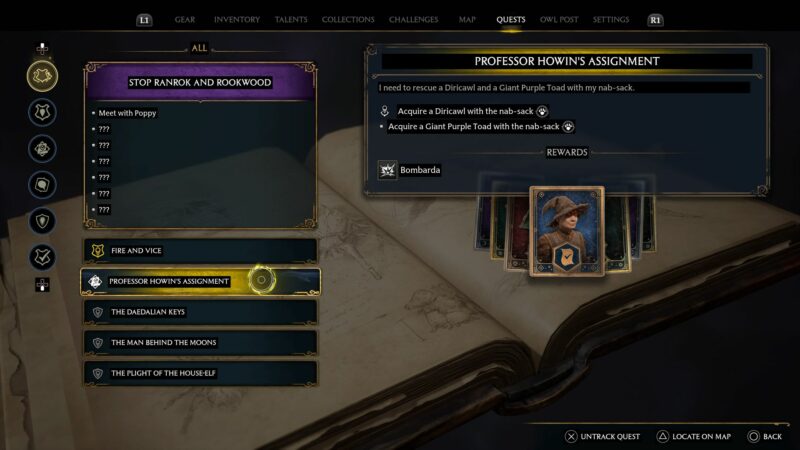 Hogwarts Legacy: Professor Howin's Assignment Walkthrough
