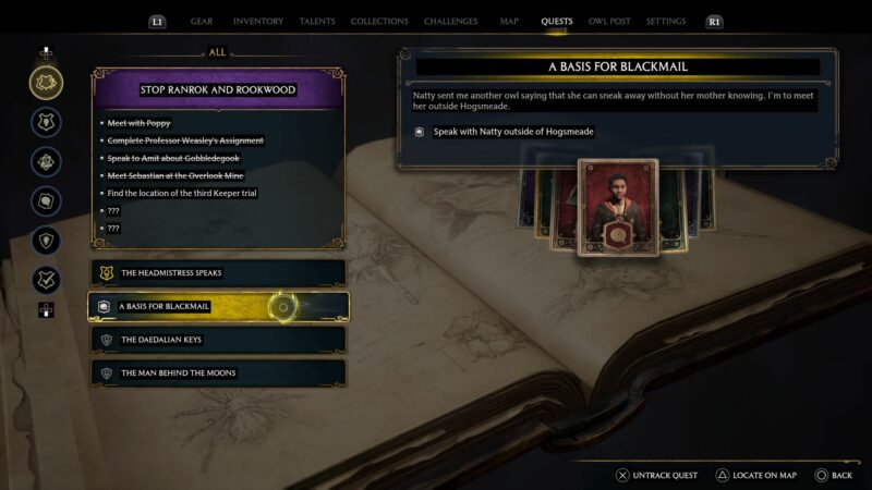 Hogwarts Legacy: A Basis For Blackmail Walkthrough & Guide