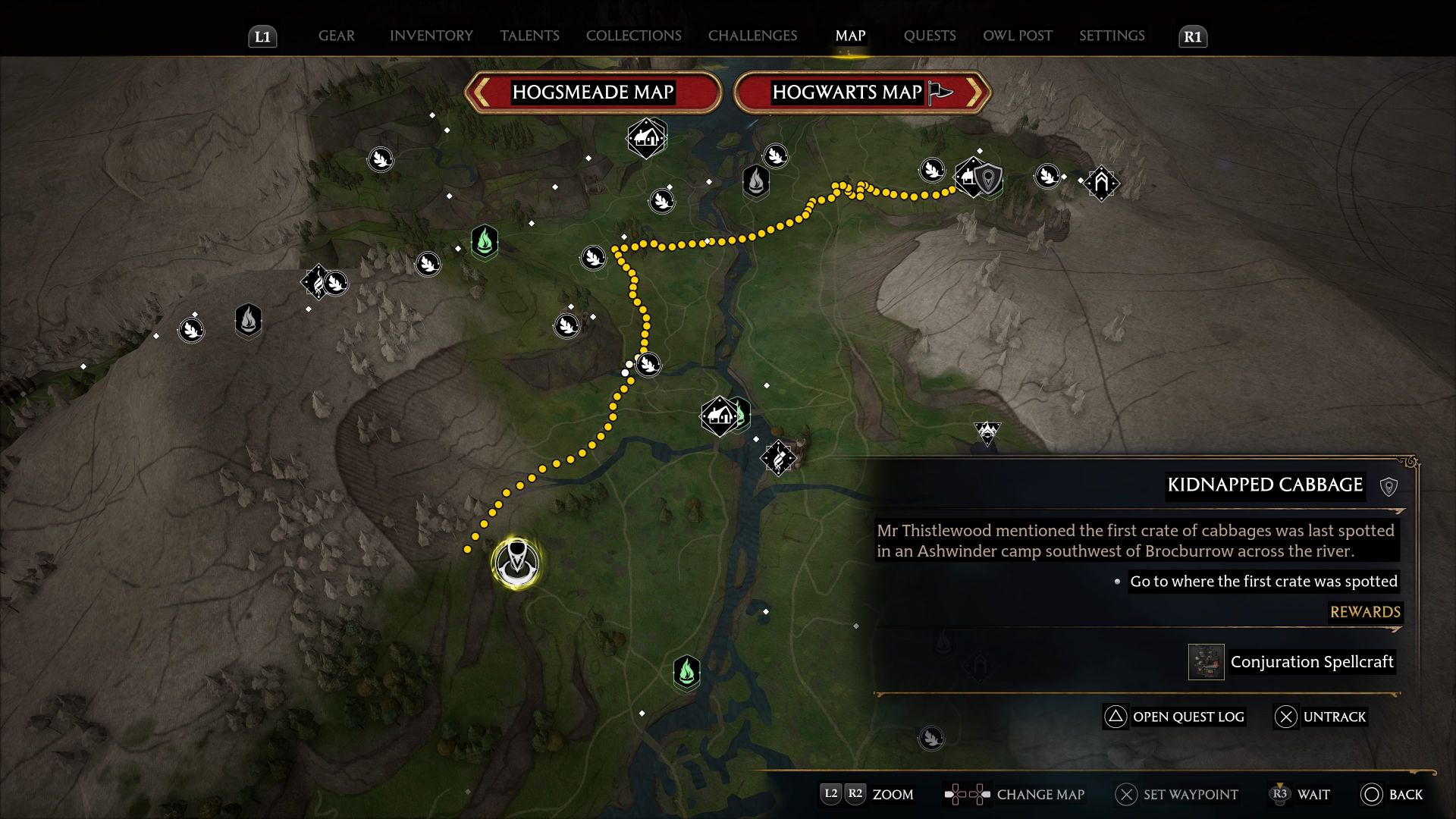 Hogwarts Legacy Kidnapped Cabbage Walkthrough & Guide
