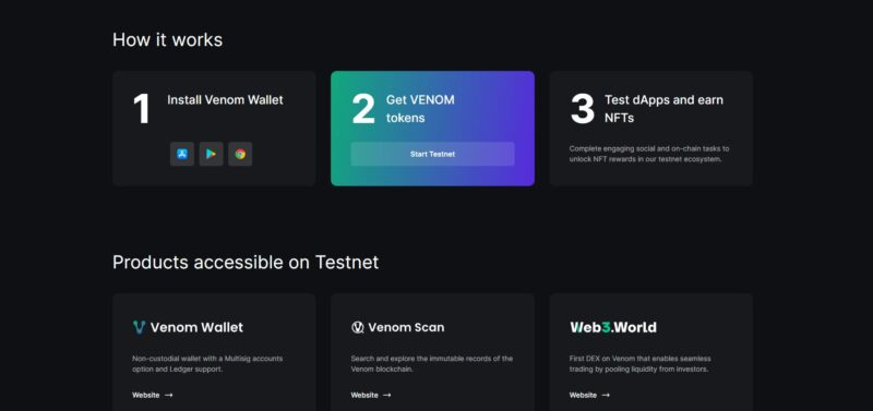 venom network airdrop guide